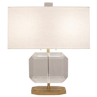 Jacqueline Two Light Accent Lamp in Modern Brass w/Clear Crystal (165|1197)