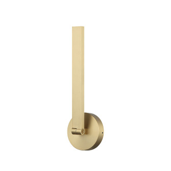 Archie One Light Wall Sconce in Brushed Gold (423|W39015BG)