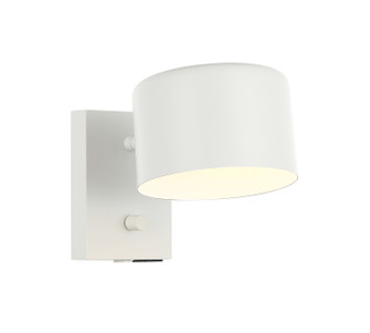 Clinton One Light Wall Sconce in White (423|S16601WH)