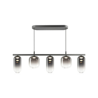 Refrax Five Light Chandelier in Matte Black (423|C37405MBSM)