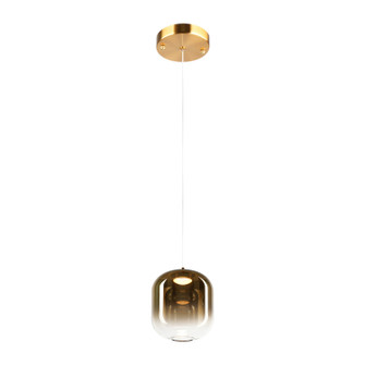 Refrax One Light Pendant in Aged Gold Brass (423|C37401AGAG)