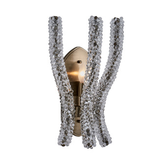 CORAL One Light Wall Sconce in Brushed Champagne Gold (33|525921BCG/CLR)
