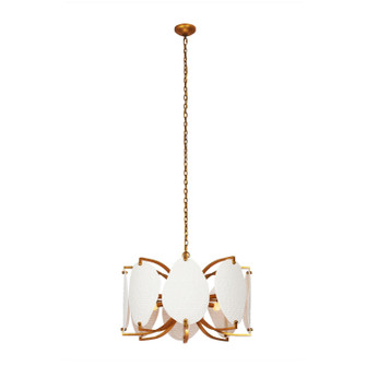 ALIFORM Eight Light Pendant in Oxidized Gold Leaf (33|525456OL)
