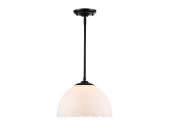 Dorinda One Light Pendant in Matte Black (62|6954-M BLK-OP)
