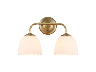 Dorinda Two Light Vanity in Brushed Champagne Bronze (62|6954-BA2 BCB-OP)