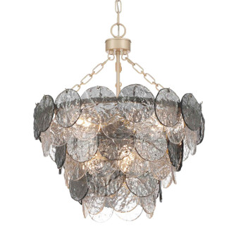 Cascada Eight Light Pendant in Aegean Silver (62|6007-20 AGS-SPG)