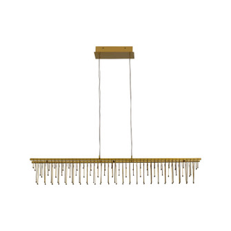 Lucerna LED Linear Pendant in Stainless Steel Gold (62|5461-LP48 SSG)