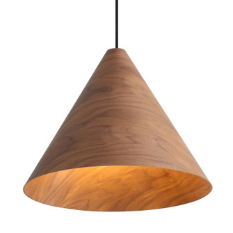 Conique Two Light Pendant in Dark Walnut (62|3988-18 DWA)