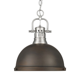 Duncan One Light Pendant in Pewter (62|3602-L PW-RBZ)