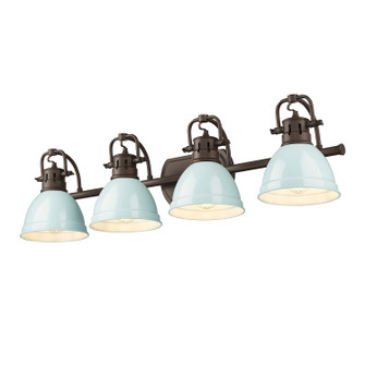 Duncan Four Light Vanity in Rubbed Bronze (62|3602-BA4 RBZ-SF)