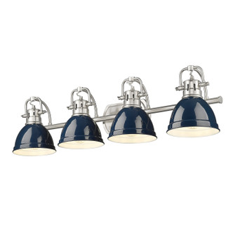 Duncan Four Light Vanity in Pewter (62|3602-BA4 PW-NVY)