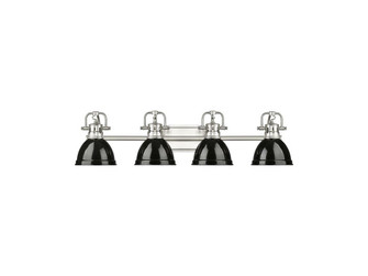 Duncan Four Light Vanity in Pewter (62|3602-BA4 PW-BK)