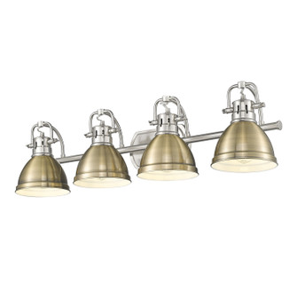 Duncan Four Light Vanity in Pewter (62|3602-BA4 PW-AB)