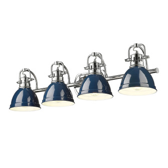 Duncan Four Light Vanity in Chrome (62|3602-BA4 CH-NVY)