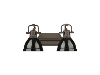 Duncan Two Light Vanity in Rubbed Bronze (62|3602-BA2 RBZ-BK)