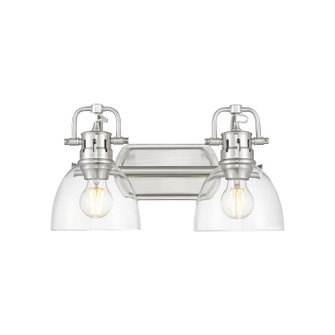 Duncan Two Light Vanity in Pewter (62|3602-BA2 PW-CLR)