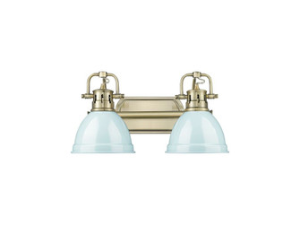 Duncan Two Light Vanity in Aged Brass (62|3602-BA2 AB-SF)