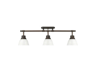 Duncan Three Light Semi-Flush Mount in Rubbed Bronze (62|3602-3SF RBZ-WH)