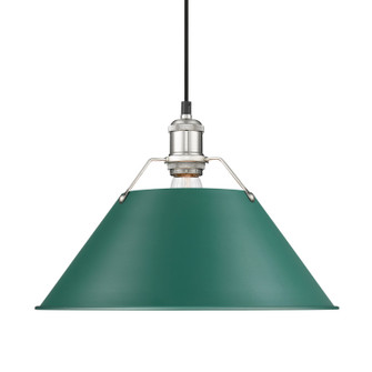 Orwell One Light Pendant in Pewter (62|3306-L PW-GN)