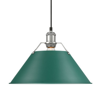 Orwell One Light Pendant in Chrome (62|3306-L CH-GN)