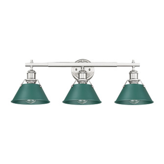 Orwell Three Light Vanity in Pewter (62|3306-BA3 PW-GN)