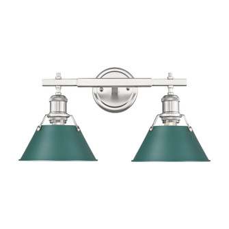 Orwell Two Light Vanity in Pewter (62|3306-BA2 PW-GN)