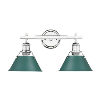 Orwell Two Light Vanity in Chrome (62|3306-BA2 CH-GN)