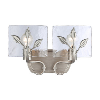 Calla Two Light Vanity in Peruvian Silver (62|3160-BA2 PS-HWG)