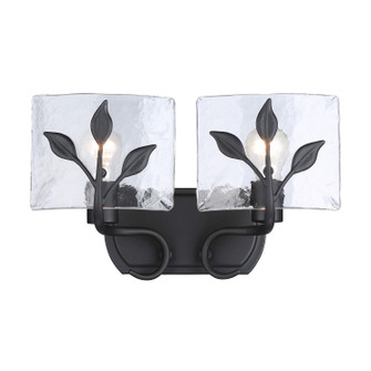 Calla Two Light Vanity in Natural Black (62|3160-BA2 NB-HWG)