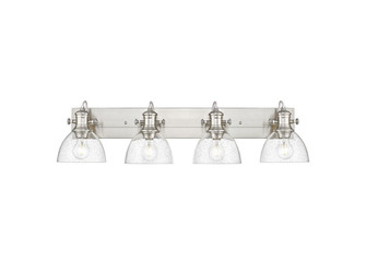 Hines Four Light Vanity in Pewter (62|3118-BA4 PW-SD)