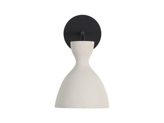 Aethera LED Outdoor Wall Sconce in White Sandstone Cement (62|2173-OWL WCT)