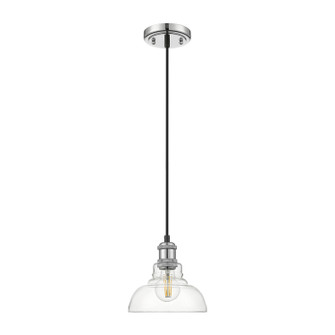 Carver One Light Mini Pendant in Chrome (62|0305-S CH-CLR)