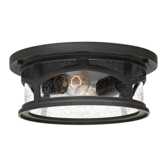 Marblehead Two Light Outdoor Flush Mount in Mystic Black (10|MBH1613K)
