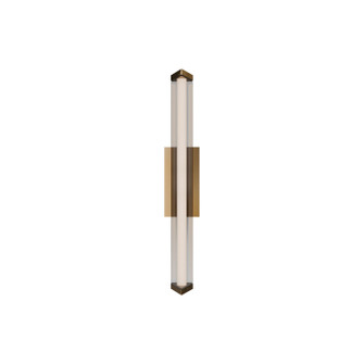 Boulevard LED Wall Sconce in Aged Brass (34|WS-62524-30-AB)