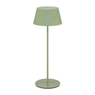 Pleat LED Table Lamp in Green (34|TL-W251115-CS-GR)