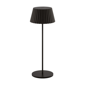 Pleat LED Table Lamp in Black (34|TL-W251115-CS-BK)