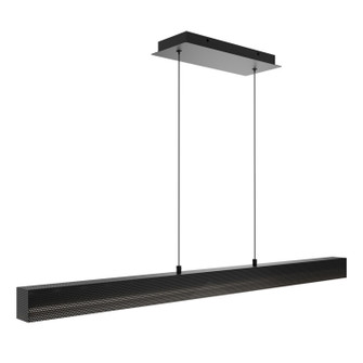 Grille LED Pendant in Black (34|PD-57548-35-BK)