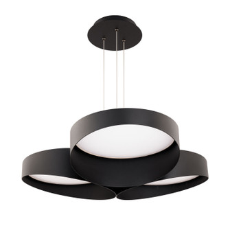 Triolet LED Pendant in Black (34|PD-54536-30-BK)