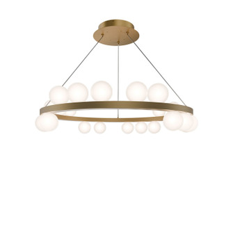 Carousel LED Chandelier in Aged Brass (34|PD-21528-35-AB)