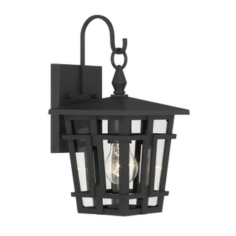 Fieldstone One Light Outdoor Wall Sconce in Sand Coal Black (7|77900-66)