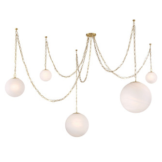 Marbelle Five Light Pendant in Legacy Brass (7|5219-732)