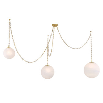 Marbelle Three Light Pendant in Legacy Brass (7|5218-732)