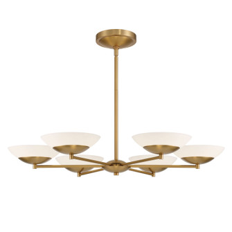 Solara LED Chandelier in Legacy Brass (7|3946-732)