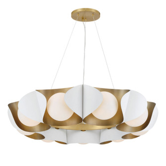 Flare Nine Light Pendant in Sand White (7|3779-893)