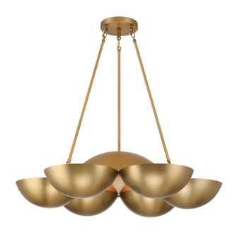 Ivy Lane Six Light Chandelier in Legacy Brass (7|3756-732)