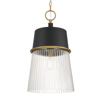 Stamford One Light Pendant in Dark Matte Black (7|194-876)