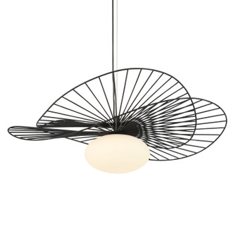 Langley One Light Pendant in Dark Matte Black (7|141-899)