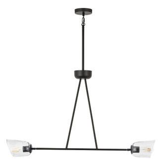 Keppe Two Light Linear Pendant in Dark Bronze (16|26262SSDBZ)