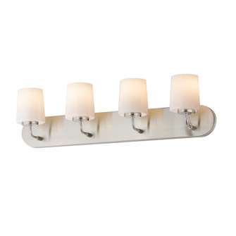 Durham Four Light Strip Bath Vanity in Satin Nickel (16|12894WTSN)