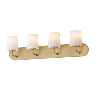 Durham Four Light Strip Bath Vanity in Natural Aged Brass (16|12894WTNAB)